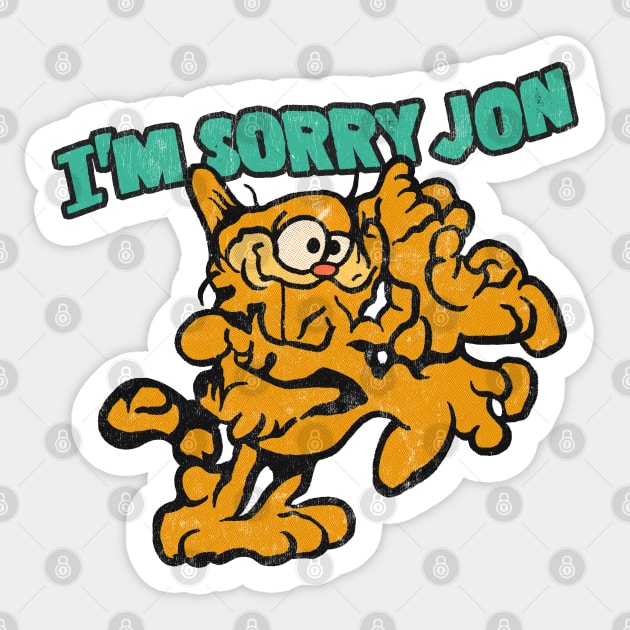 I'm Sorry Jon Sticker by DankFutura